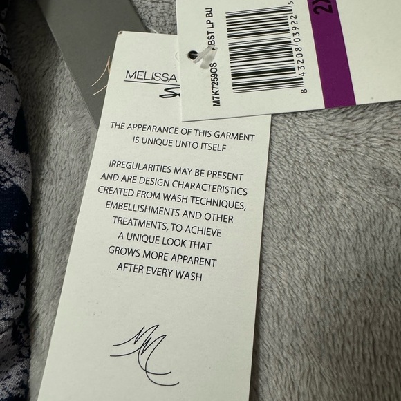 Melissa McCarthy Seven7 Womens Plus Animal Print High-Low Peplum Top Siz… - Picture 9 of 12